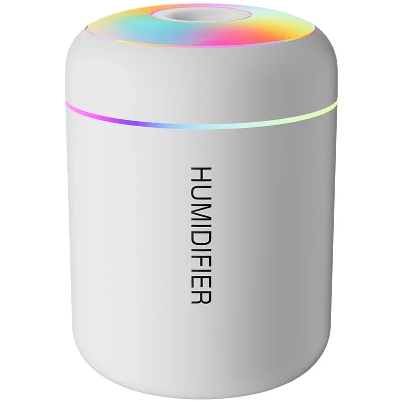 🌿 Mini Air Humidifier 180ML USB - Essential Oil Diffuser & Aromatherapy with LED Light for Home, Bedroom & Car