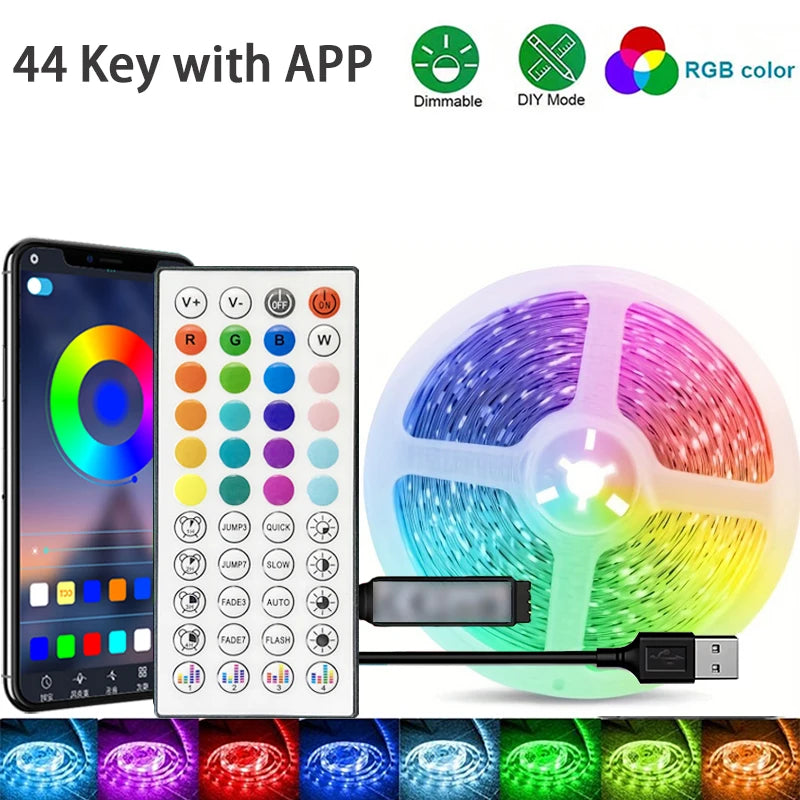 ⚡  LED Strip Lights - Smart Lighting for Bedroom & Modern Decoration with APP Control (20M to 40M)