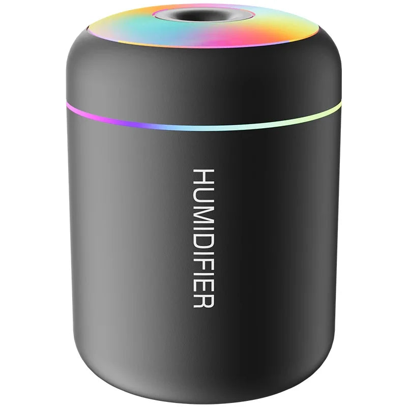 🌿 Mini Air Humidifier 180ML USB - Essential Oil Diffuser & Aromatherapy with LED Light for Home, Bedroom & Car