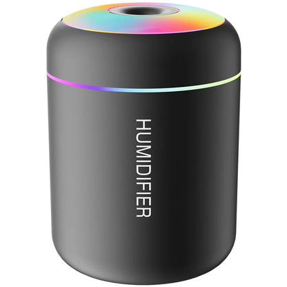 🌿 Mini Air Humidifier 180ML USB - Essential Oil Diffuser & Aromatherapy with LED Light for Home, Bedroom & Car