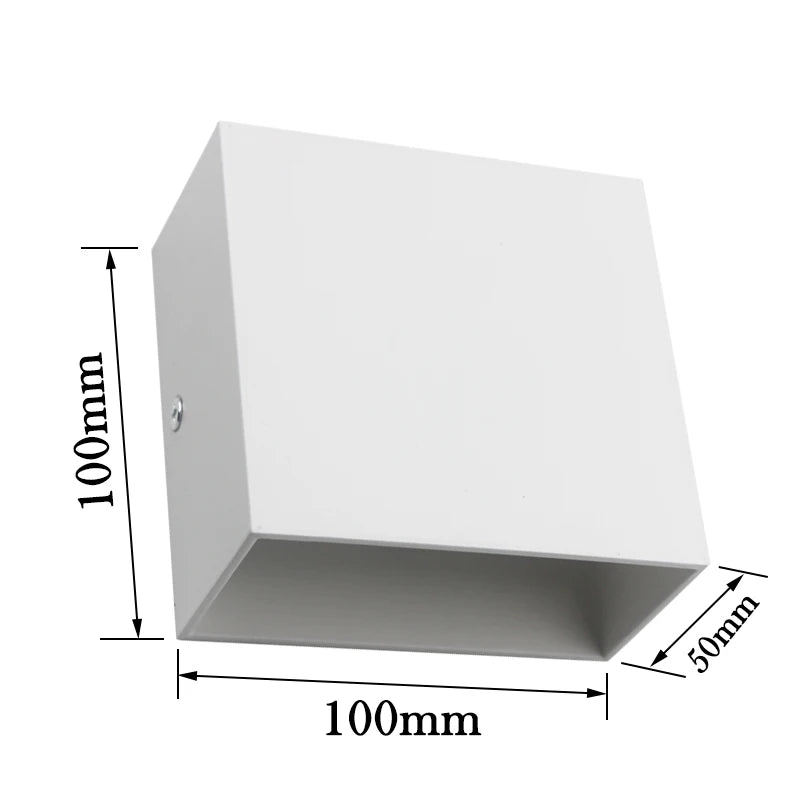 ✨ Modern LED Wall Sconce - Interior Wall Light 6W Up & Down for Living Room, Bedroom & Hallway