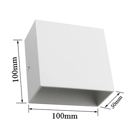 ✨ Modern LED Wall Sconce - Interior Wall Light 6W Up & Down for Living Room, Bedroom & Hallway