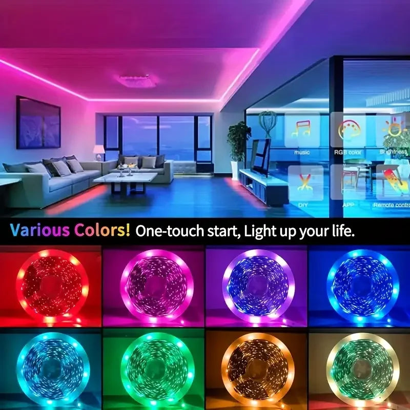 ⚡  LED Strip Lights - Smart Lighting for Bedroom & Modern Decoration with APP Control (20M to 40M)