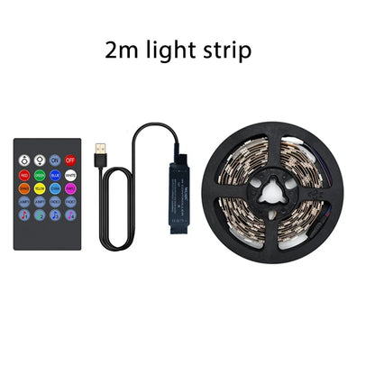🎵 RGB LED TV Backlight - Smart LED Strip with USB Music Synchronization for TV, PC & Mirror (15 to 80 inches)