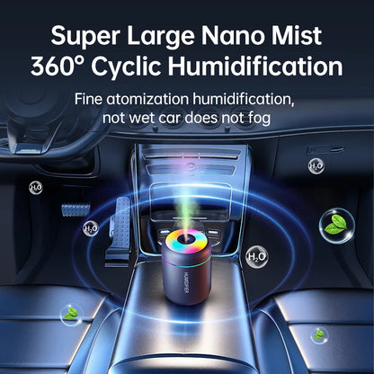 🌿 Mini Air Humidifier 180ML USB - Essential Oil Diffuser & Aromatherapy with LED Light for Home, Bedroom & Car