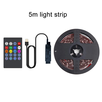 🎵 RGB LED TV Backlight - Smart LED Strip with USB Music Synchronization for TV, PC & Mirror (15 to 80 inches)
