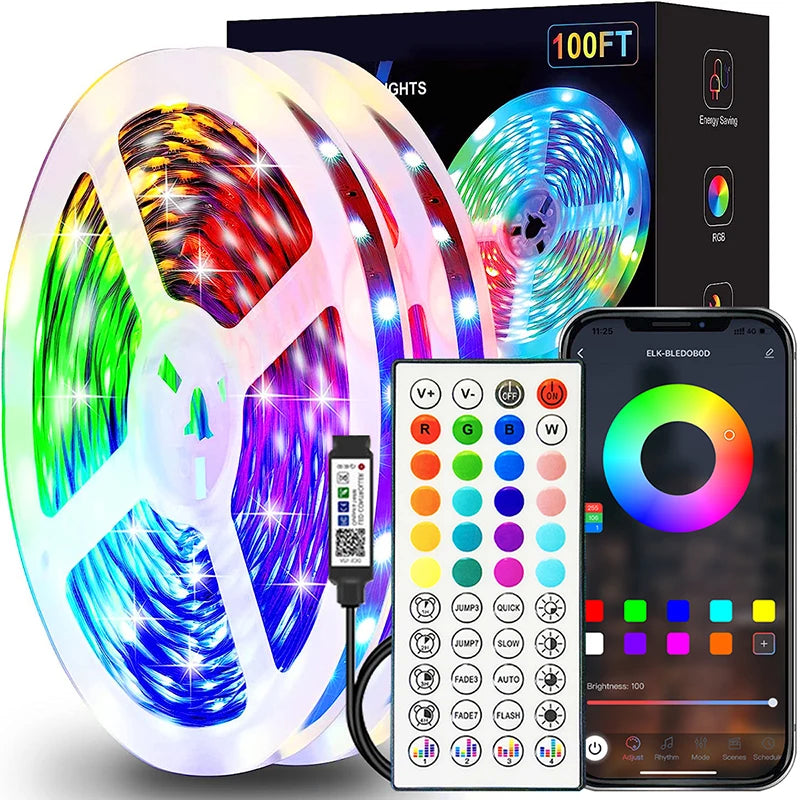 ⚡  LED Strip Lights - Smart Lighting for Bedroom & Modern Decoration with APP Control (20M to 40M)