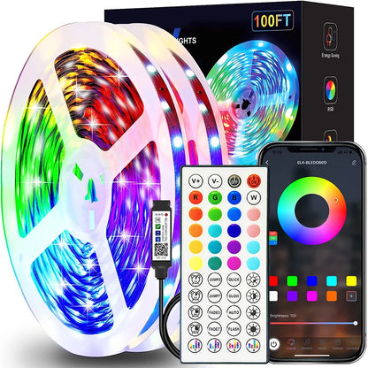 ⚡  LED Strip Lights - Smart Lighting for Bedroom & Modern Decoration with APP Control (20M to 40M)