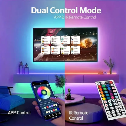 ⚡  LED Strip Lights - Smart Lighting for Bedroom & Modern Decoration with APP Control (20M to 40M)