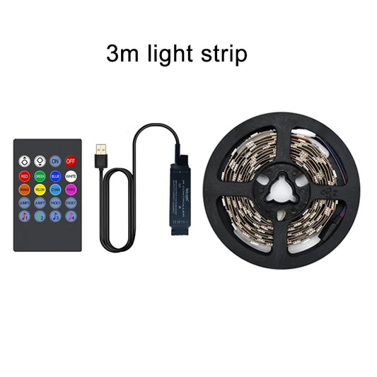 🎵 RGB LED TV Backlight - Smart LED Strip with USB Music Synchronization for TV, PC & Mirror (15 to 80 inches)