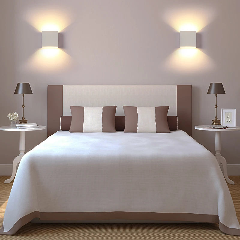 ✨ Modern LED Wall Sconce - Interior Wall Light 6W Up & Down for Living Room, Bedroom & Hallway